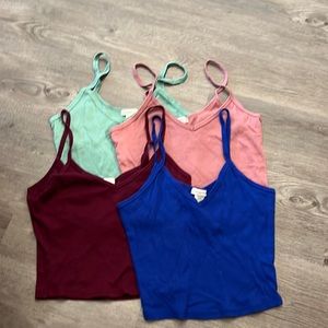 Basic crop top set